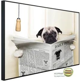 Papermoon Infrarotheizung Zeitungshund, sehr angenehme Strahlungswärme bunt