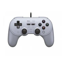 8Bitdo Pro 2 Wired Gamepad PC/Switch - Gray Edition