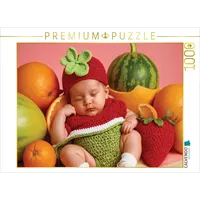 Calvendo Puzzle Süßes Erdbeerbaby 1000 Teile Lege-Größe 64x48cm Foto-Puzzle