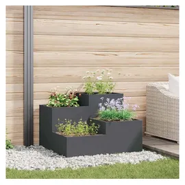 vidaXL Hochbeet 80 x 80 x 60 cm Anthrazit