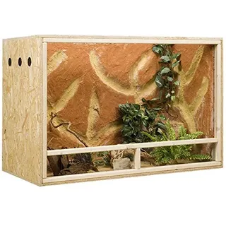 OSB-Terrarium, Holzterrarium 120 x 60 x 80 cm mit Seitenbelüftung