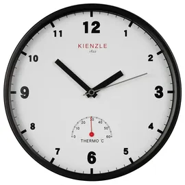 KIENZLE Funkwanduhr 30 cm DCF schwarz