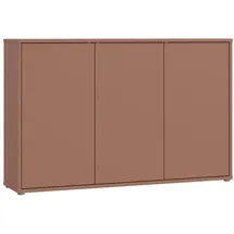 Carryhome Sideboard, Terracotta, Kunststoff, 4 Fächer, 154.2x99.1x34.9 cm, Wohnzimmer, Kommoden & Sideboards, Sideboards