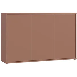 Carryhome Sideboard, Terracotta, Kunststoff, 4 Fächer, 154.2x99.1x34.9 cm, Wohnzimmer, Kommoden & Sideboards, Sideboards