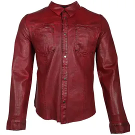 Ricano Langarmhemd rot L