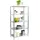shelfr Schwerlastregal Edelstahl 74x41x140 cm Grau 5 Ebenen