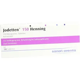 Sanofi-Aventis Jodetten 150 Henning Tabletten 100 St