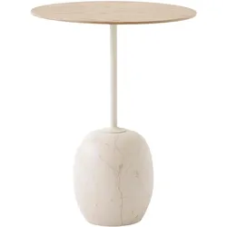 &Tradition Lato LN8 Beistelltisch, crema diva marmor / eiche lackiert