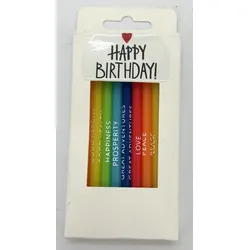 Kerzen-Set HAPPY BIRTHDAY