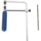 Hauptsache - Petite Scie à chantourner - Scie à bijoux réglable - Cadre en U avec 2 lames de scie helicoïdale - For the work of bois, du glass, du