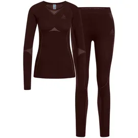 Odlo Fundamentals Performance Warm Funktionsunterwäsche-set - Fudge - M