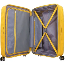 American Tourister Soundbox 4-Rollen 67 cm / 71,5-81 l golden yellow