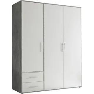 SchlafKONTOR Valencia 155 x 195 x 60 cm weiß