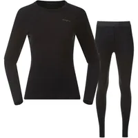 Bergans Damen Allround Merino Unterwäsche Set (Größe L, schwarz)