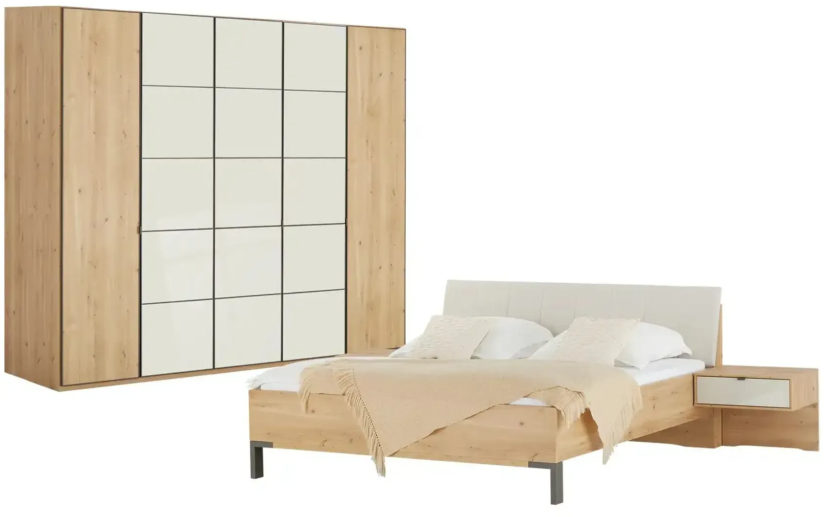Primo Komplett-Schlafzimmer  Nefi ¦ holzfarben