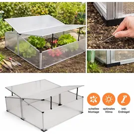 Mojawo Frühbeet Alu Transparent HKP 4 mm 1,2 m2
