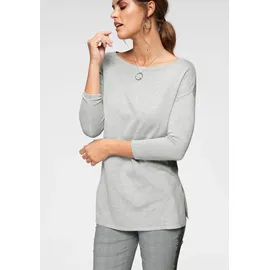 LAURA SCOTT Longpullover Grau 34