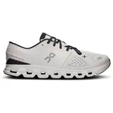 ON Herren Workoutschuhe Cloud X 4, Größe 42 1⁄2 in Silber Ivory / Black