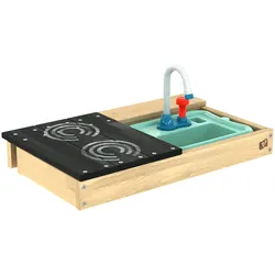 TP Toys Matschküche Mixi | Zubehör für Spielhäuser | 36x60x12 cm - Natur