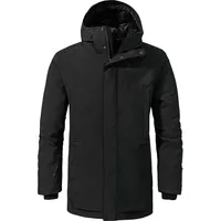 Schöffel Herren Style Crivat Ins Parka (Größe L, schwarz)