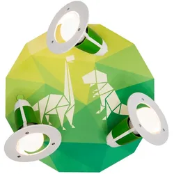 ELOBRA kids Kinderlampe Dinopoly Lack Grün