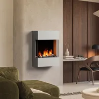 muenkel design Trix 820 [Elektrokamin Opti-myst]: Seidengrau - ohne Dekobox