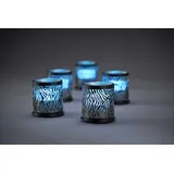 Duni LED Mini Lamp, wiederaufladbar, 4er Set Ersatzlampen 48 x Ø 50 mm 13 Std. Weiß, 4 Stk/Krt (1 x 4 Stk)