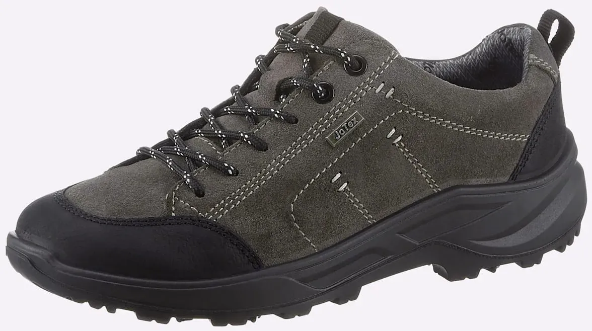 Schnürschuh JOMOS, Damen, Gr. 36, grau (anthrazit), Veloursleder, Schuhe Schnürschuh