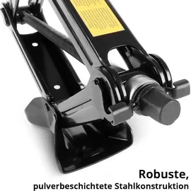 STAHLWERK Wagenheber Stahl 2.000 kg schwarz