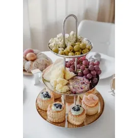 Edzard Etagere Apus (Höhe 40 cm, 3-stöckig), Edelstahl