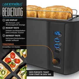 Arendo ELEGANT 1,5 l Schwarz