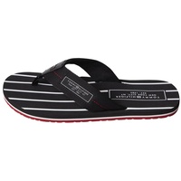 Tommy Hilfiger PATCH HILFIGER BEACH SANDAL Flip-Flop Herren, Schwarz (Black), 40 EU