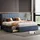 AUTOLOCK Polsterbett 140 x 200 cm Blau