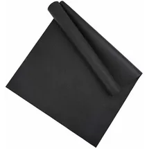 vidaXL Sport Schutzmatte Schwarz 200 x 90 x 0,6 cm Hochdichtes PVC