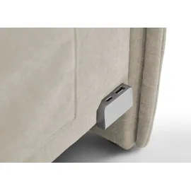 Meise Möbel meise.möbel Polsterbett Fun 140 x 200 cm Stoff Beige