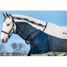 Horseware Rambo Summer Series Regendecke Übergangsdecke Navy/Grey Turnout 0g , Horseware Deckengröße: 160 cm / 7 ́0