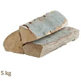 Flameup Kaminholz Brennholz Kaminholz Holz 5 kg Ofen Kamin Kaminofen Grill Buche 33 cm, 5 kg beige