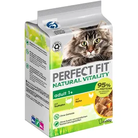 PERFECT FIT 1+ Natural Vitality Adult mit Hochseefisch & Lachs 6 x 50 g