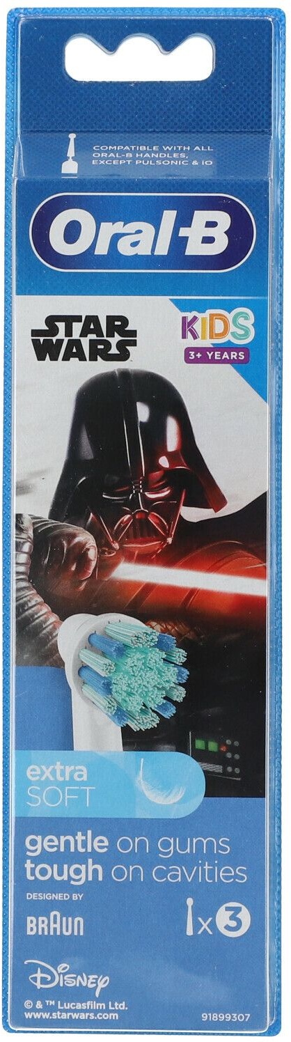 Oral-B Kids Brossettes de rechange Star Wars 3 pc(s) brosse(s) à dents