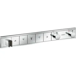 Thermostat Unterputz RainSelect Fertigset 5 Verbraucher verchromt