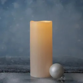 MARELIDA XXL LED Kerze 30 cm 12,5 cm creme