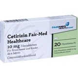 Fairmed Healthcare GmbH Cetirizin Fair-Med Healthcare 10mg Filmtabletten