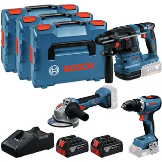 Bosch 18V Akku Set GSR + GBH + GWS