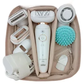 Braun Silk-épil 9 Flex 9020 weiß/gold