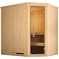 Weka Element-Ecksauna VARBERG 1«, GT, Kompakt, 5,4 kW