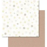 Ursus Scrapbook Paper Classic Christmas creme/braun12x12 Zoll VE=25 Blatt Motiv 3