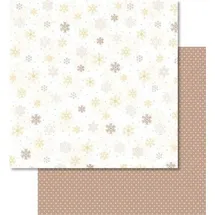Ursus Scrapbook Paper Classic Christmas creme/braun12x12 Zoll VE=25 Blatt Motiv 3