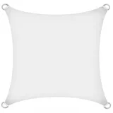 Estexo Sonnenschutzsegel Sonnendach Sonnenschutz UV-Schutz HDPE Weiß 3x3m (Quadrat)