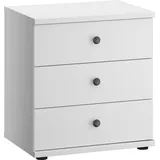 Wiemann Göteborg, weiß B:50cm H:57cm T:36cm, Holzwerkstoff, Sideboards, Nachtkonsole, vormontiert