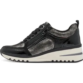 Marco Tozzi Wedge Sneaker Damen Schwarz 40